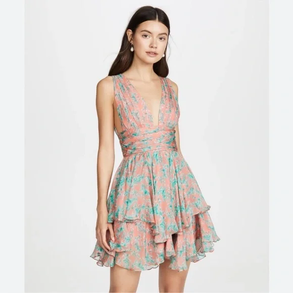 caroline constas paros printed silk blend chiffon mini dress Chiffon Dresses Caroline Constas Paros Mini Dress Caroline Constas Paros Printed Silk-blend Chiffon Mini Dress,